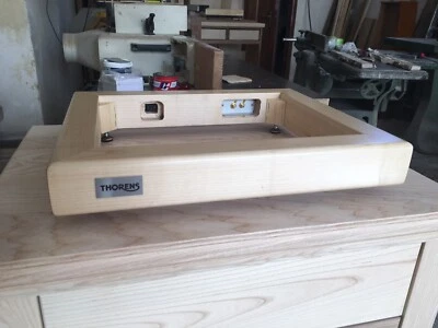 Thorens td 160,147,145,146,165,166 Plinth Legno Massello  Giradischi Logo - Photo 1/4