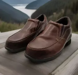 Carolina Schuhe Stahlkappe AeroGrip Slipper Arbeitsschuhe CA1562 Herren Gr. 10,5 Braun - Bild 1 von 12
