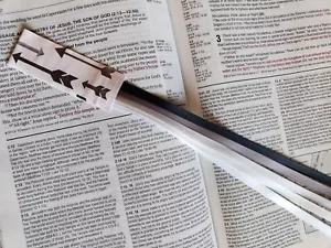 JOURNEY Bible bookmark ribbons, multi page book marker, hymnal, journal planner - Imagen 1 de 4