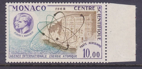 Monaco C62 MNH 1962 Oceanographic Museum Airmail Issue Cover