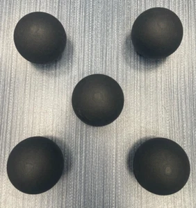 Lote de 5 x 1-3/8" perilla de bola blanda 3/8-16 acero zinc inserto mango de tacto suave - Imagen 1 de 6