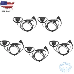 D Style Mic Earphone Earpiece For CP185 CP200 EP350 EP450 GP68 Walkie Talkie 5X - Picture 1 of 5