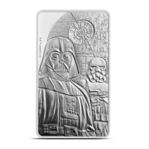 2024 10 oz Royal Mint Star Wars Dark Side Silver Bar - Picture 1 of 2