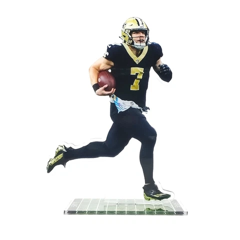 Taysom Hill Figure - #7 of New Orleans Saints Running with the Ball Ornament Cover