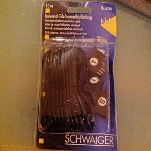 Universal-Telefonanschlußleitung 10 Meter Neu mit Stecker Telefonkabel  - Bild 1 von 1