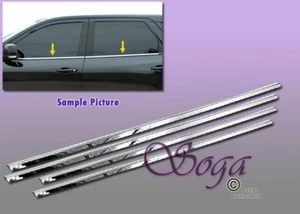 PARA 2011-2017 ALFÉIZAR DE VENTANA DE ACERO INOXIDABLE DODGE DURANGO CROMADO PARA 2011-2017 4 PIEZAS 2012 - Imagen 1 de 1