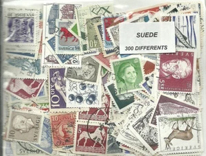 Lot de 300 timbres de Suede - Picture 1 of 1