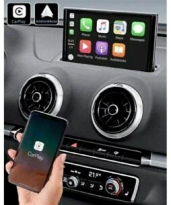 Apple Carplay & Android Auto FOR AUDI A3/A4/A5/Q5/Q7/Q2 5.8"/7"/8.2" MIB/MIB2 - Image 1 of 2