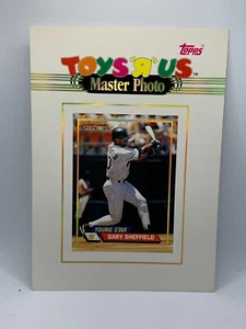 1993 Stadium Club Toys "R" Us - Oversized Master Photo Gary Sheffield  - Picture 1 of 2