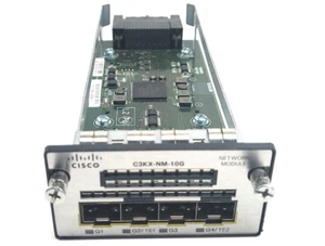 Cisco C3KX-NM-10G 2 1G SFP Ports 2 1/10G SFP+ Ports Module C3560X/C3750X - Picture 1 of 3