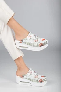 zuecos ortopédicos para mujer, zapatos de enfermera, zuecos con patrón, zuecos de hospital, cómodos, suaves, - Imagen 1 de 4