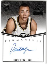 2014-15 Panini Paramount Dante Exum Rookie Auto Autograph /99