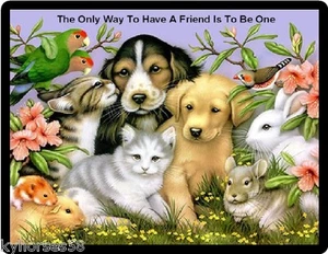 The Only Way To Have A Friend Is To Be One Refrigerator Magnet - Picture 1 of 1