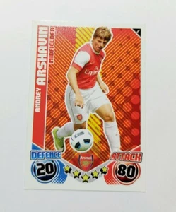 Match Attax Premier League 2010/11 Andrey Arshavin Arsenal No 9 Base Card - Picture 1 of 2