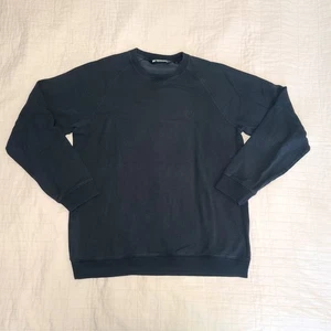 TravisMathew Cloud Crewneck Golf Sweater Black Size Medium - Picture 1 of 9