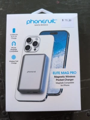 Banco de alimentación inalámbrico magnético 10000 mAh Foto 1 de 2