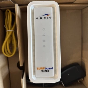 ARRIS SURFboard SB6183 DOCSIS 3.0 Cable Modem - White - Picture 1 of 5