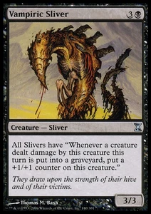 Vampiric Sliver - Time Spiral #140/301 MTG Magic The Gathering - Picture 1 of 1