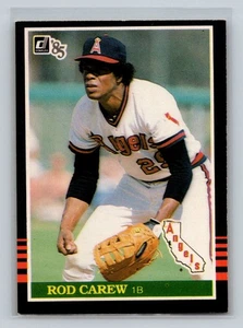Rod Carew 1985 Leaf #132 California Angels - Picture 1 of 2