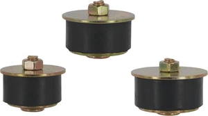 Tapón de expansión de goma de 3 tamaños (3 piezas), tamaño del orificio de ajuste: 1-1/2 ~ 1-7/8, negro - Imagen 1 de 5