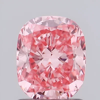 Cushion 1.10 Ct Lab IGI Certifide Diamond For Engagement Ring Fancy Vivid Pink - Image 1 of 4