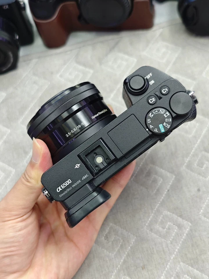 Cámara digital de video Sony Alpha a6500 24,2 MP enfoque automático rápido 4K con lente de 16-50 mm Foto 1 de 4