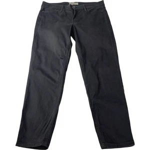 CALVIN KLEIN Ankle Skinny Trousers Black Women UK 16 - Picture 1 of 6