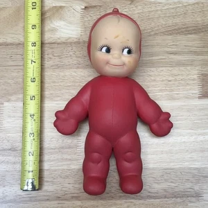 Vintage 1965 Kamee Kewpie Gummipuppe quietschendes Spielzeug 9 Zoll Baby Sammelfigur - Bild 1 von 11