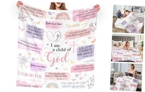 First Communion Gifts for Girls Gifts for Women, Birthday 50" x 60" Christian - Picture 1 of 8