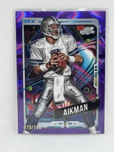 2024 Topps Chrome Cosmic - Troy Aikman - Purple Refractor /150 - Picture 1 of 2