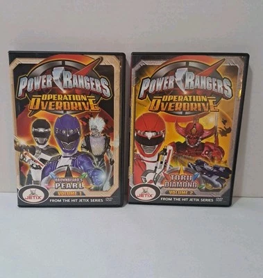 Power Rangers Operation Overdrive Volume 1 & 2 DVD Brownbeards Pearl Toru... - Image 1 of 4