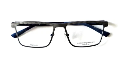 PRODESIGN 1448 1021 MARCOS DE GAFAS CUADRADOS UNISEX BORDE COMPLETO AUTÉNTICOS 53-16-140 Foto 1 de 4