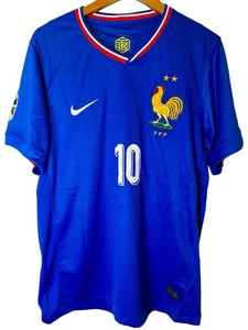 Nike 2024 France National Team Home Mbappe #10 Jersey Size XL Blue New With Tags - Picture 1 of 18
