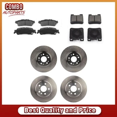 Front Rear Brake Rotors Brake Pads for Mercedes-Benz 400SE 4.2L - Image 1 of 4