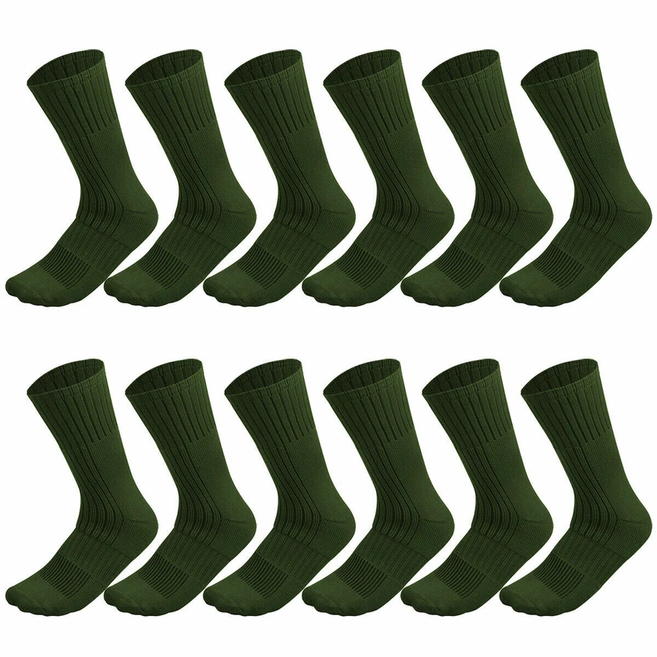 4 Pairs US Army Military Boot Socks Combat Trekking Hiking Out Door Activities - Image 1 of 1