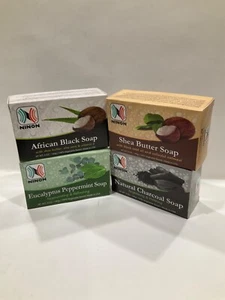 African Black Soap, Shea Butter, Multi Butter 5oz Vegetable Based Ninon Natural - Picture 1 of 9