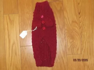 Handgestrickter Unisex Hundepullover Gr. XS lang - Bild 1 von 2