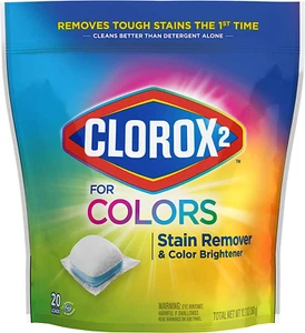Clorox 2 per colori, additivo per bucato Clorox, antimacchie, eliminatore di odori - Foto 1 di 9