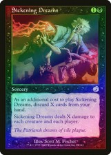 Sickening Dreams FOIL Torment HEAVILY PLD Black Uncommon MAGIC MTG CARD ABUGames