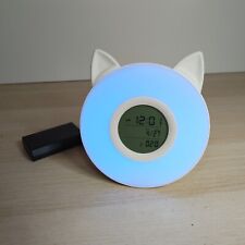 Sunrise Alarm cat ears Clock Wake Up Light FM Radio