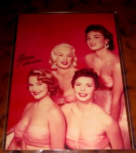 Foto autografiada firmada por Myrna Hansen Miss USA 1953 modelo pin-up para Gil Elvgren - Imagen 1 de 1