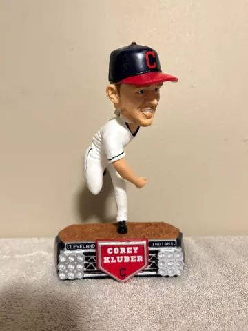 Corey Kluber Cleveland Indians Stadium Lights Special Edition Bobblehead MLB Cover