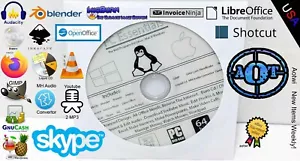 WINDOWS / MAC / LINUX PC ESSENSIALS DVD - BURN , COPY , EDIT , OFFICE, YOUTUBE - Picture 1 of 8