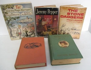 Lot Of 5 VINTAGE CHILDREN'S BOOKS 1916-1965, 1st Eds., Dustjackets, See Below - Picture 1 of 6