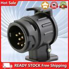 13 To 7 Pin RV Connector Durable Mini Socket Adapter Waterproof for Towing Truck