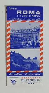 83206 30/ DEPLIANT TURISTICO - ROMA e il Golfo di Napoli - 1968 - Picture 1 of 5