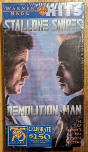 Factory-Sealed "Demolition Man" VHS Tape - WHV  Watermark- Mint Condition! - Picture 1 of 5