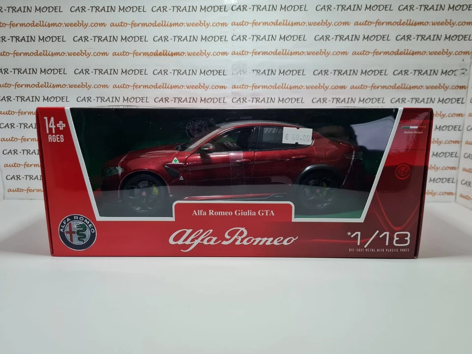 Alfa Romeo Giulia GTA 2020 Rosso 1:18 Burago In Box - Immagine 1 di 1