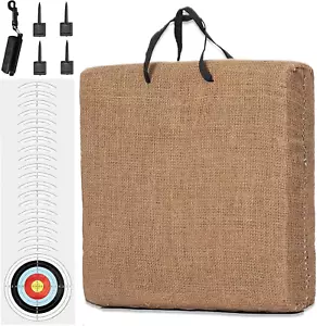 Archery Targetor Backyard,Bow Target with 20/30 Pcs Archery Paper Targets and Ar - Picture 1 of 7
