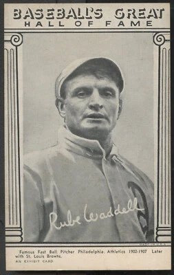 1948 Baseball's Great Hall of Fame Exhibits Rube Waddell Philadelphia Athletics - Image 1 of 2